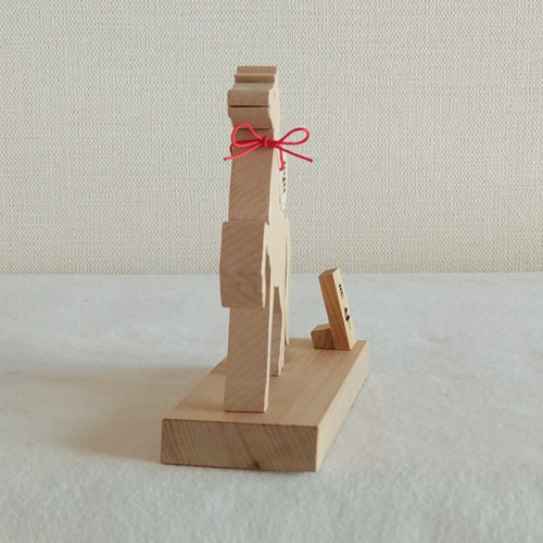 2026年「午」 干支飾り 干支置物 招福 馬 木製オブジェ 青森ひば