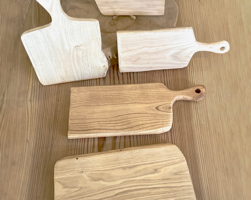 国産栗の木】手作りまな板 天然木 カッティングボード 15×20cm