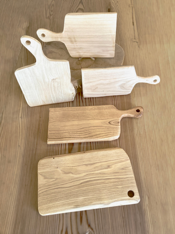 国産栗の木】手作りまな板 天然木 カッティングボード 15×20cm