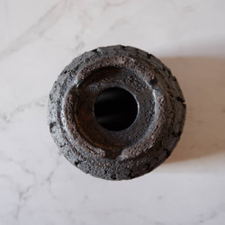 4号黒金彩裂紋鉢246　塊根植物　多肉植物　アガベ　盆栽　植木鉢　作家鉢　鉢皿　沖縄 7枚目の画像