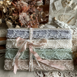 〜＊紅茶染めレースのサンプル風カード＊〜 94f5a37826db0742d5892df4a231d2