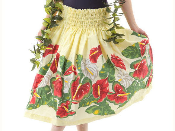 パウスカート　フラダンス　太って見えないパウスカート　受注生産および即納  p00798