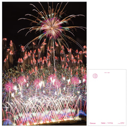 大曲」10号割物花火 B1サイズポスター B1-OM-001 写真・グラフィック
