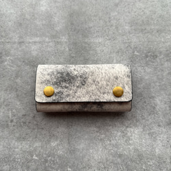 3つ折りウォレット】本革ハーフウォレット マルゴーフォグ ネロ