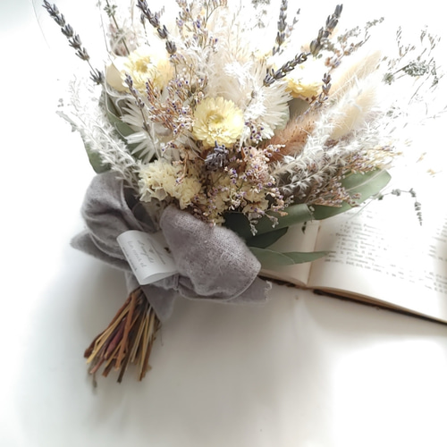 〜❇︎〜春待ちドライフラワーリースブーケブートニアブライダルブーケ〜❇︎〜 9d9d132dc584bb8435f0d452af7694