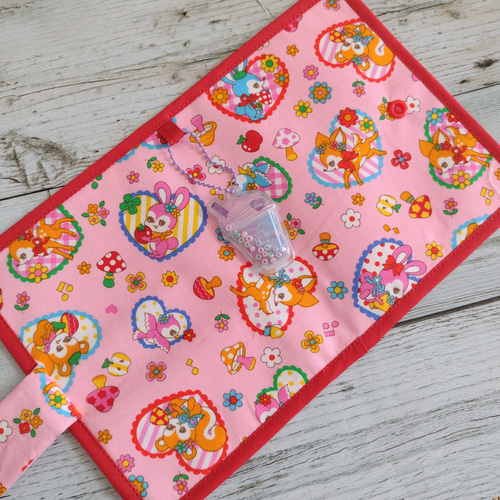 シール帳カバー スケジュール帳 バインダー レトロ ピンク 手帳カバー