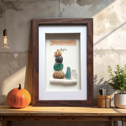 ＊雨上がりの虹と紫陽花＊シーグラスアート 天然石 雨上がりの紫陽花〉シーグラスアート その他アート moon 通販