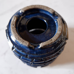 4号深海碧裂紋鉢256　塊根植物　多肉植物　盆栽　植木鉢　作家鉢　沖縄 6枚目の画像