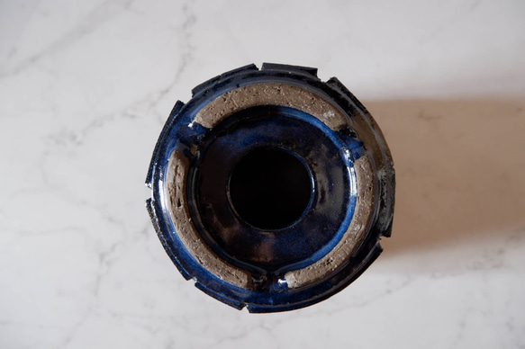 4号深海碧裂紋鉢256　塊根植物　多肉植物　盆栽　植木鉢　作家鉢　沖縄 7枚目の画像