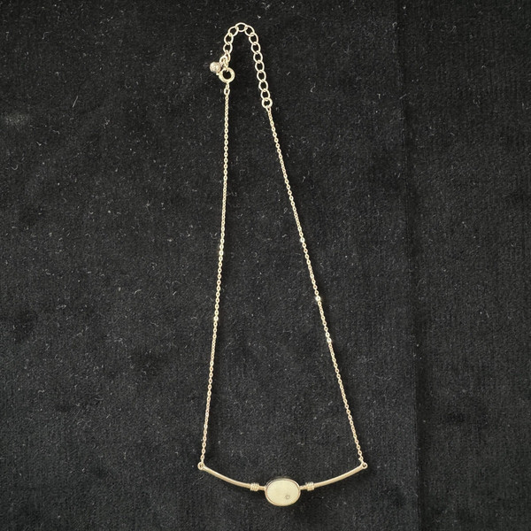 【本象牙】ペンダント ・ストーン付 No.2（No.Z_PNp-06）