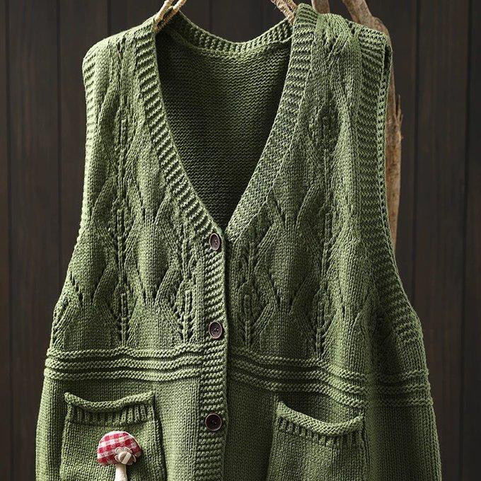 前開きニットベスト、カーディガン、春秋ベスト、冬ベスト、ニットベスト、ニットセーター、防寒対策（Tシャツなし） 5,396円