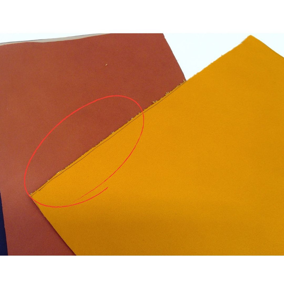 【お試し★革はぎれセット・国産牛革】(約14cm×10cm)10枚セット(カラーアソート)：B10-2 2枚目の画像