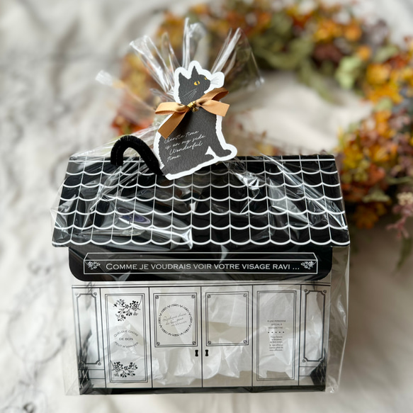 【10/31以降の発送です！ハッピーハロウィン！】黒ねこハロウィンハウス 4枚目の画像