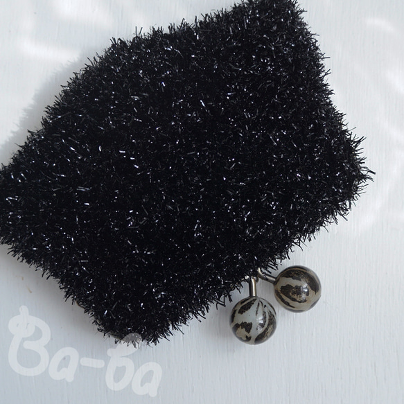 ばあば☆スクラビーヤーンの大きめスクエアがま口（barbouille・C1771） がま口 SHOP2155 通販 19829618 ...