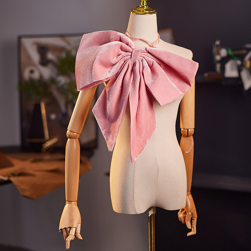 ドレスアクセサリー ピンク ​リボン 可愛い DIY 背中の飾り 肩飾り 花嫁/ウェディングドレス DTY253