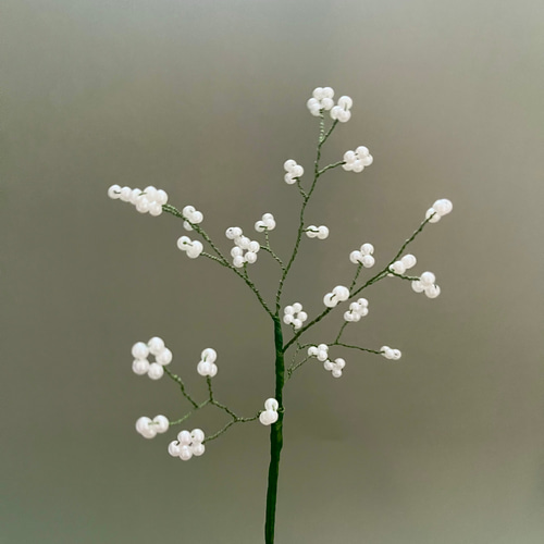 ビーズフラワー ブーケ（ピンク／オレンジ） アートフラワー FLOWACCA