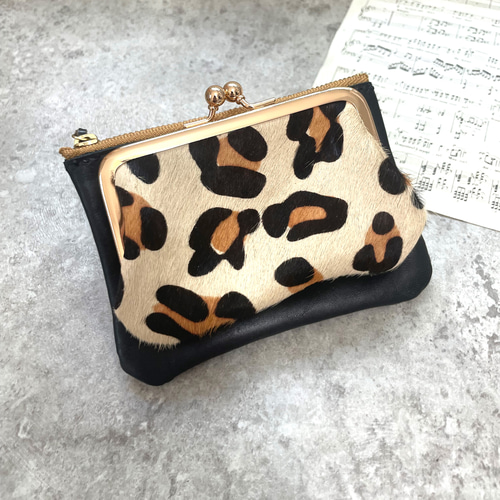 虎柄♥がま口ポーチ長財布♥ハンドメイド 虎柄♥がま口ポーチ長財布♥ハンドメイド