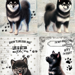 オリジナル 生地 パネル生地 ハンドメイド素材 犬柄 ヨーキー