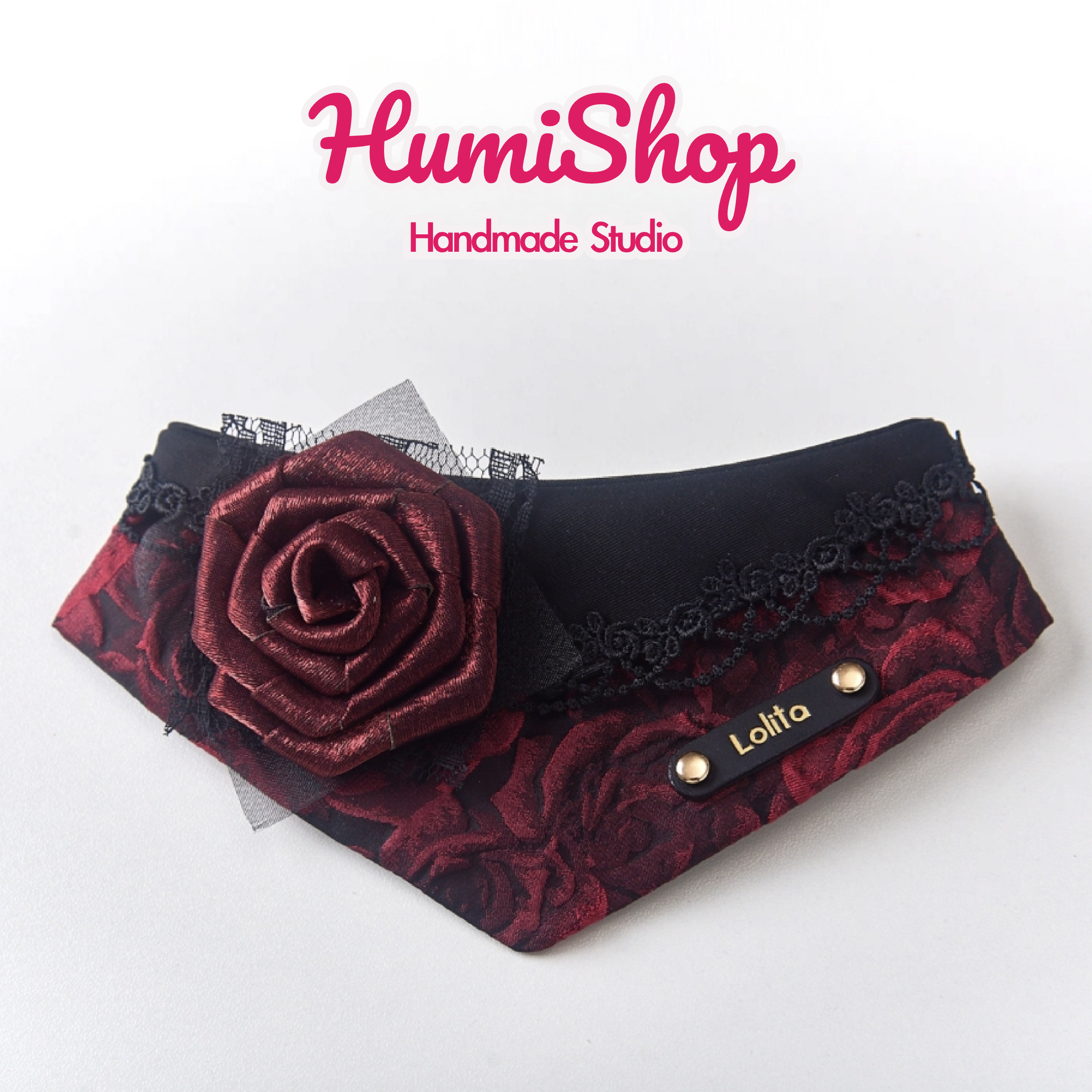 Humi ペットスタイ・バンダナ｜クラシック・ゴシック・ロリータ｜猫犬