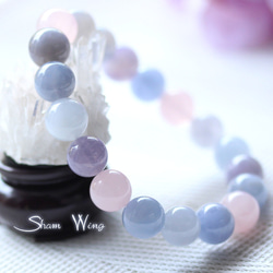 天然石✿希少 虹入り大粒パイライトインフローライト ラウンド約11.5