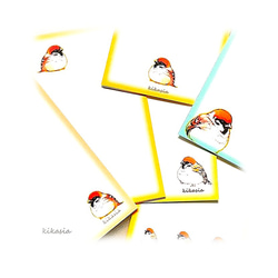 【スズメのminiメッセージカード】 4枚目の画像