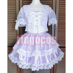 アイドル衣装　生誕祭　ハンドメイド　衣装　ピンク パープル　お姫様　コスプレ FRUITS ZIPPER 松本かれん（ @__matsumotokaren ）様の生誕衣装