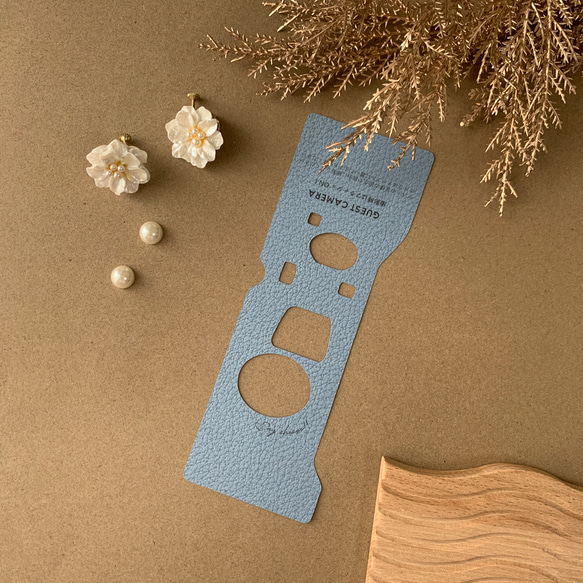 16-はなだ印【機械で切断！仕上がり綺麗】写ルンです 結婚式 カメラカバー 2枚目の画像