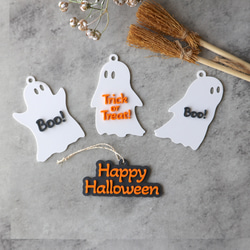 ハロウィン飾りオーナメント おばけトリオセット（01） ガーランド