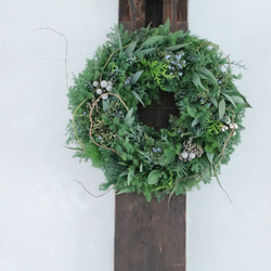 受注制作】森の三日月リース プリザーブドフラワー chainon 通販