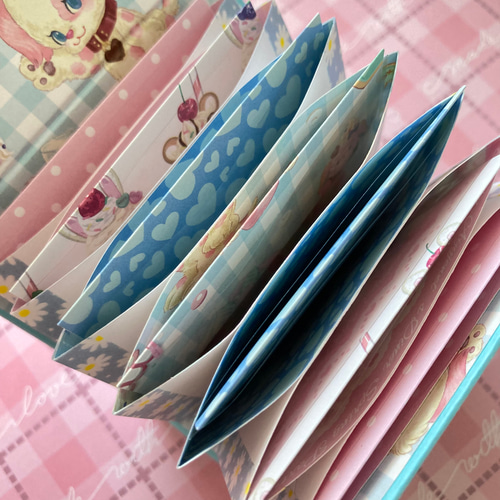 ミニ蛇腹ファイル おすそ分けファイル No.17 フレークシール ayyjewel