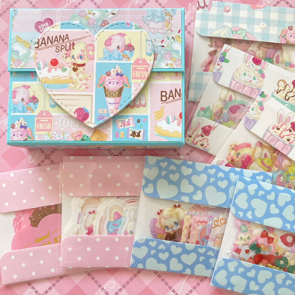 ミニ蛇腹ファイル おすそ分けファイル No.17 フレークシール ayyjewel