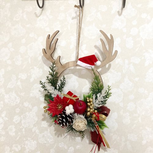 クリスマス2025】トナカイのリース リース greco 通販 19830604
