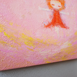 【ひかりのなかで】原画－キャンバス3号 4枚目の画像