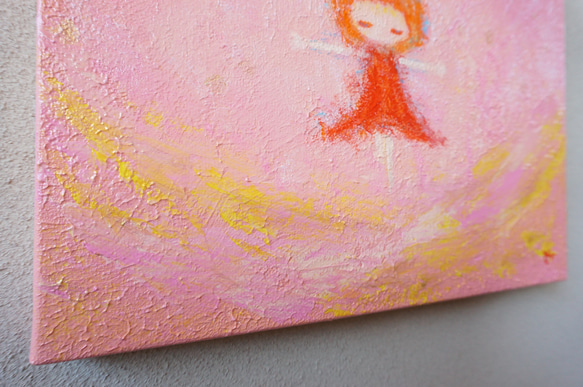 【ひかりのなかで】原画－キャンバス3号 4枚目の画像