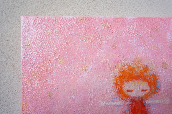 【ひかりのなかで】原画－キャンバス3号 3枚目の画像