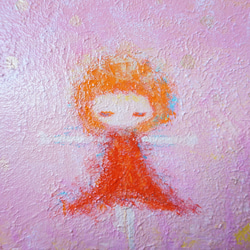 【ひかりのなかで】原画－キャンバス3号 2枚目の画像