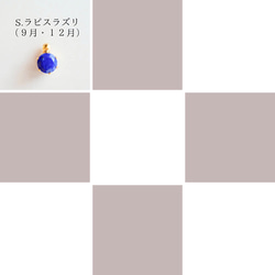 選べる誕生石チェーンリング　フリーサイズ　天然石　指輪　マザーパール　サージカルステンレス　ゴールド　シルバー 5枚目の画像