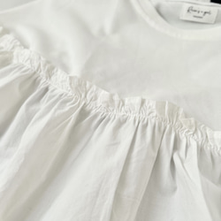 【コットン♡可愛い秋のブラウス♡丸首】バルーンスリーブ│ナチュラルな秋│コットン│ギャザー│大人可愛い│T-221SL 17枚目の画像