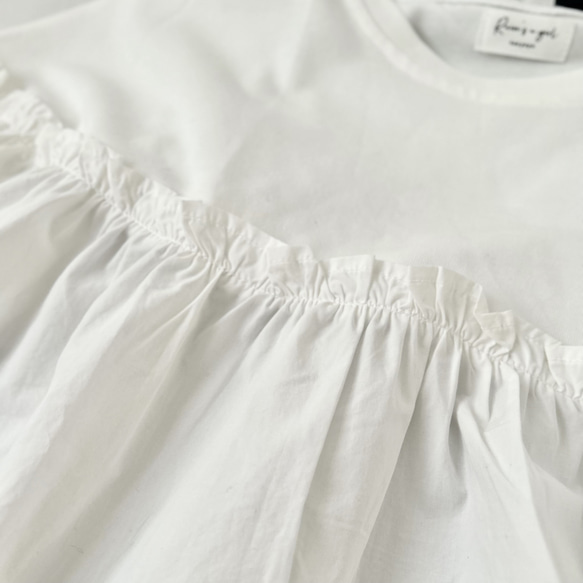 【コットン♡可愛い秋のブラウス♡丸首】バルーンスリーブ│ナチュラルな秋│コットン│ギャザー│大人可愛い│T-221SL 17枚目の画像