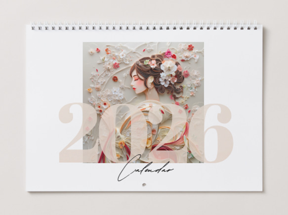 ペーパークラフト カレンダー　アドベントカレンダー　超貴重　オリジナル　未販売 10%OFF】2026年 切り絵 クイリング ペーパークラフト クラフト
