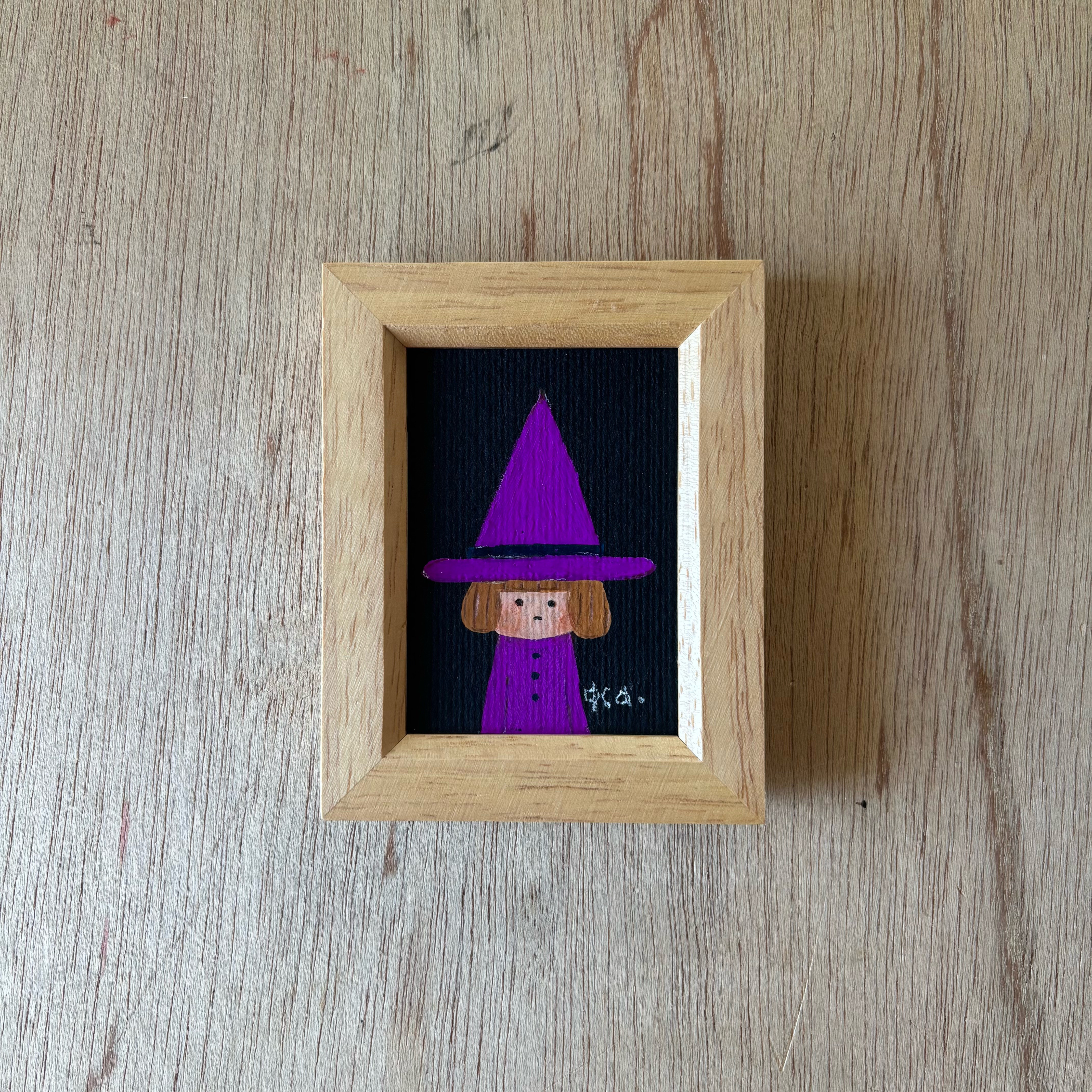 「とんがり帽子」ミニ額　原画