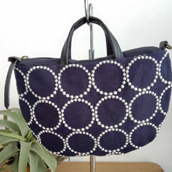 ミナペルホネンminaperhonen/carnival カーニバルブルー/ミニラウンド