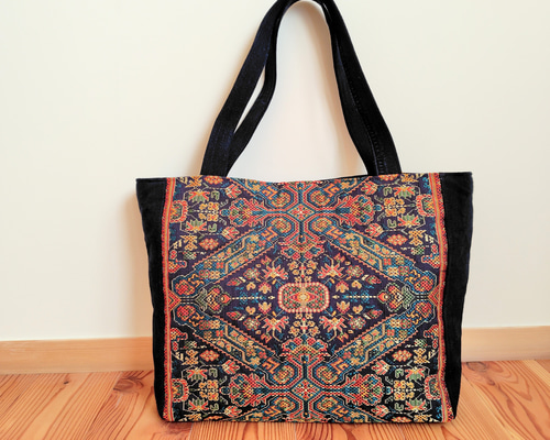 帯リメイクのトートバッグ＊着物リメイク Tote bag made from recycled