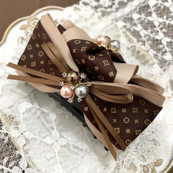 3匹のくまさんのホイップヘアピン ブラウン 前髪クリップ ヘア