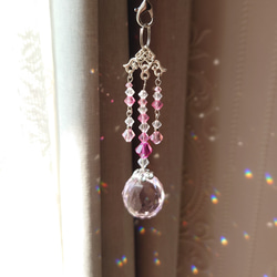 シャンデリア風ピンク~ミニサンキャッチャー 1枚目の画像