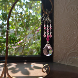 シャンデリア風ピンク~ミニサンキャッチャー 3枚目の画像