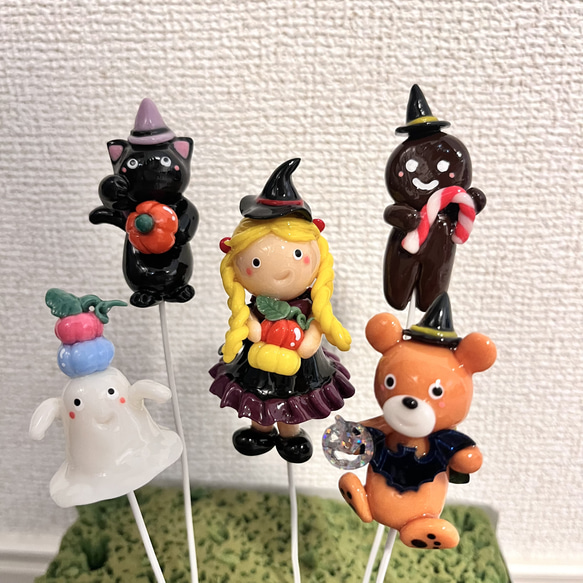 〜樹脂粘土レジン〜粘土細工(ハロウィン) 1枚目の画像