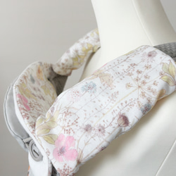 新商品☆エルゴアダプト、オムニ360、ブリーズ、アウェイ、リバーシブルよだれカバー＆首回りパッド☆リバティプリントイルマ 4枚目の画像