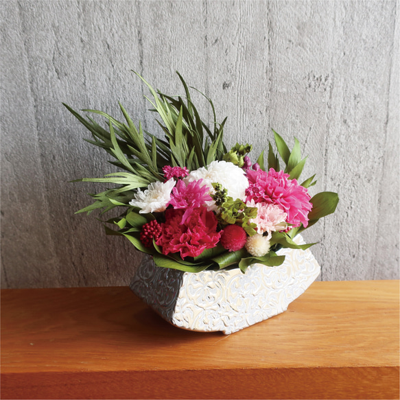 ダリア プリザーブドフラワー　フラワーギフト Nagi 3枚目の画像