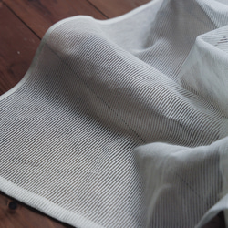 自然素材  カーテン kami 縞（レース）和紙100％ 目隠し 間仕切り ナチュラル シンプル 4枚目の画像